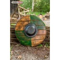 Bouclier Drang Vert / Bois - ø50 cm