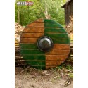 Bouclier Drang Vert / Bois - ø70 cm